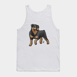 Dog - Rottweiler - Black and Tan Tank Top